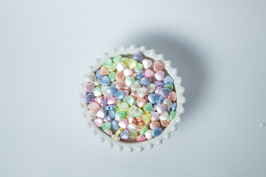 Corazones pastel