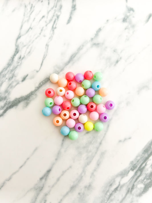 Bolitas color pastel medianas