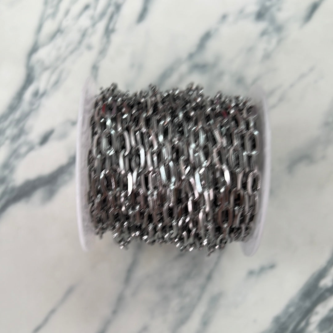 Cadena Acero Plata