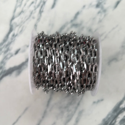 Cadena Acero Plata