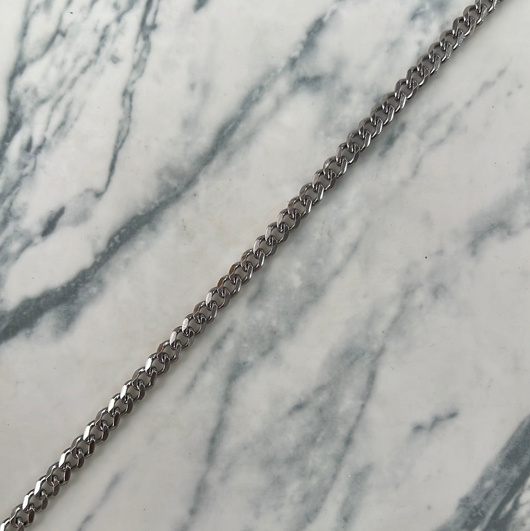 Cadena Acero Plata