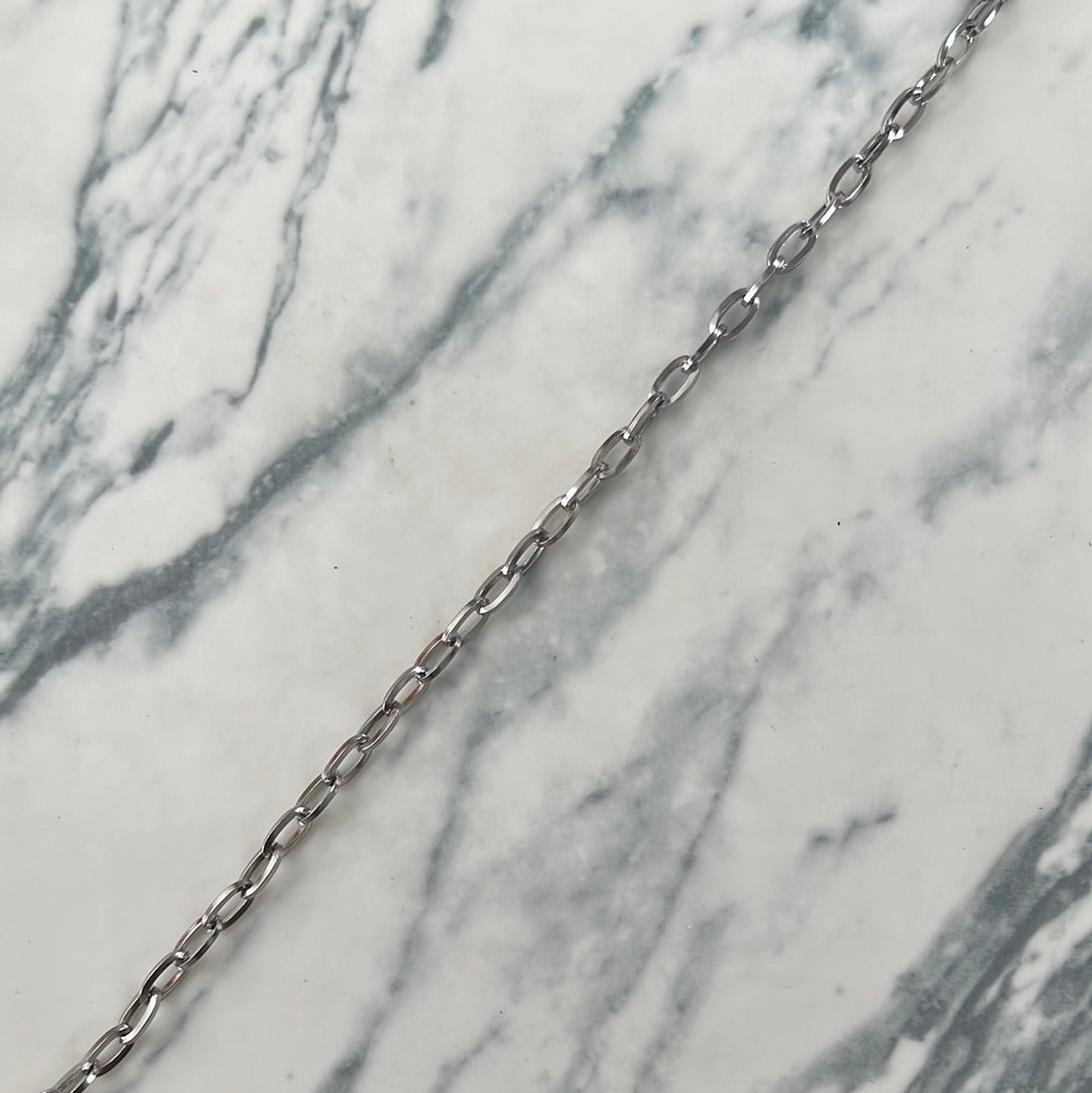 Cadena Acero Plata