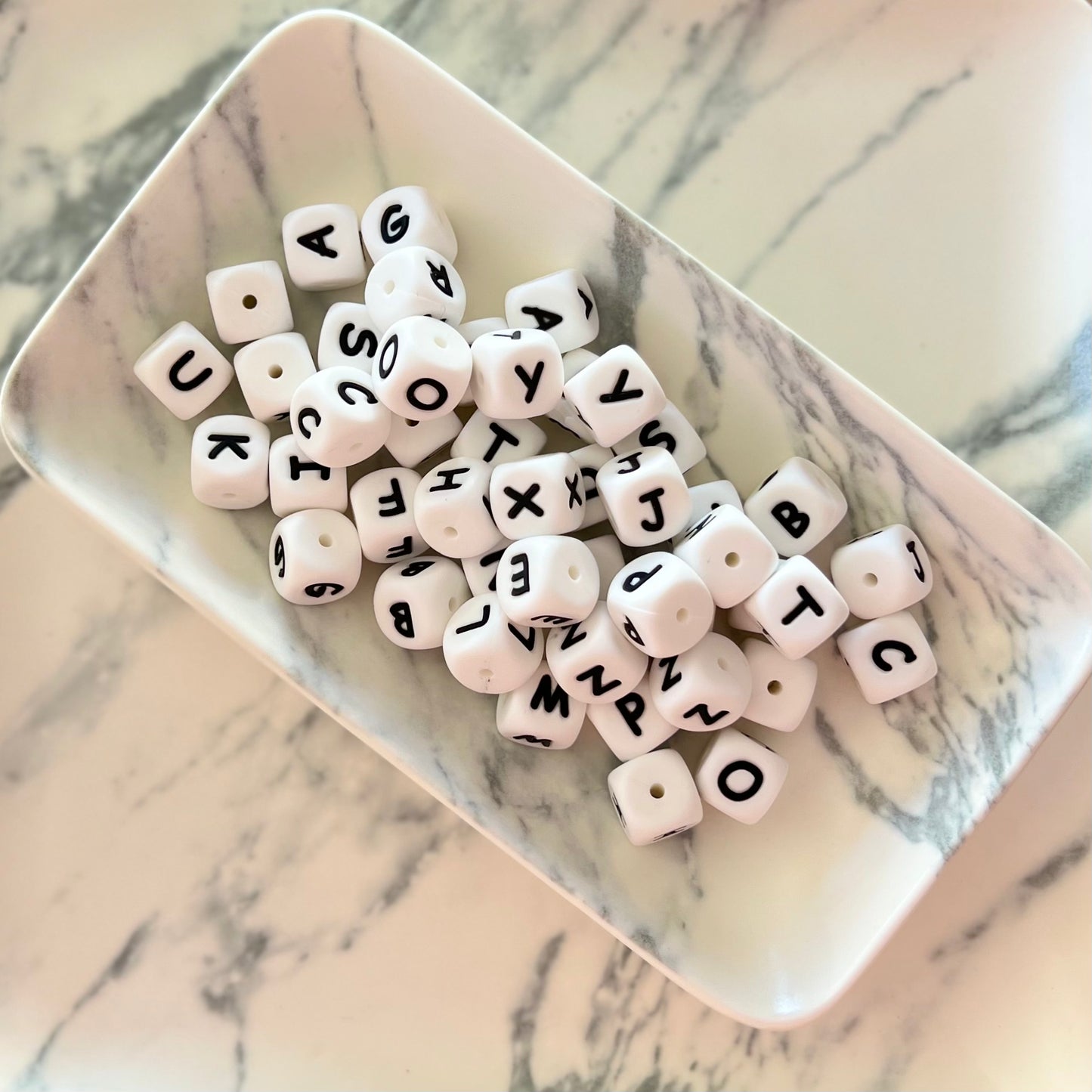Letras bebé blanco